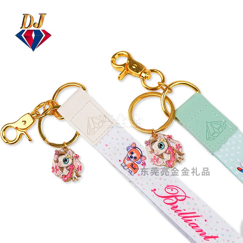 独角兽金属吊坠